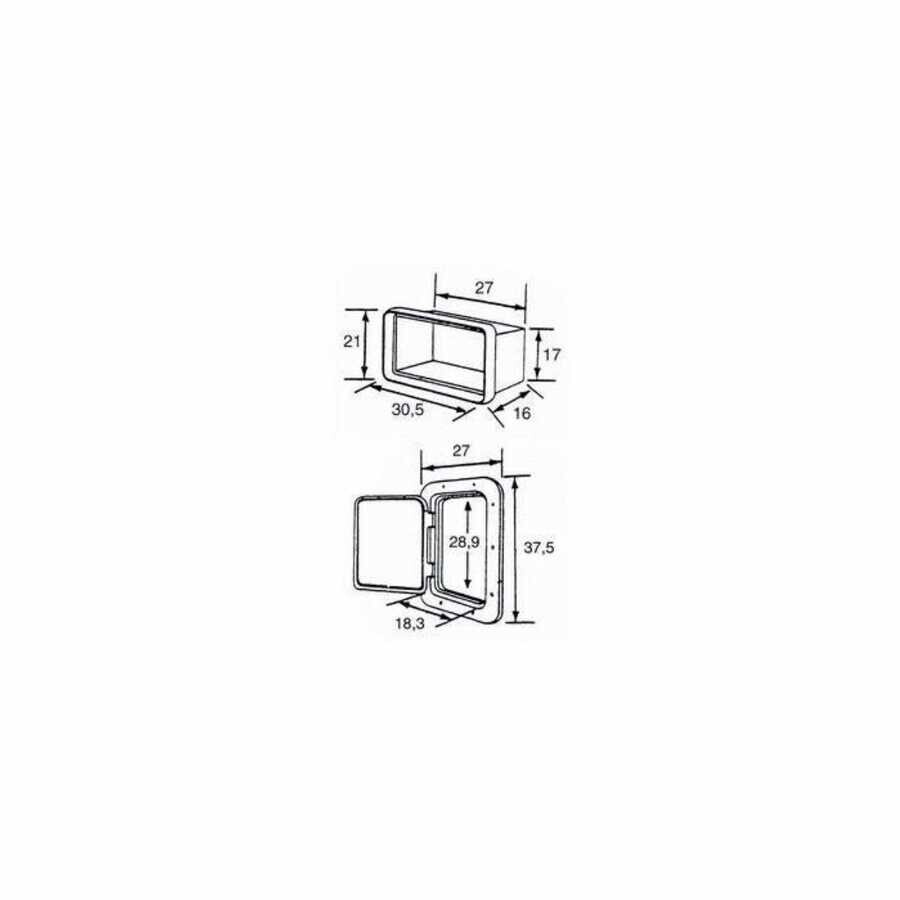 Nuova Rade Plastic Fishing Fishing Fishing Cabinet