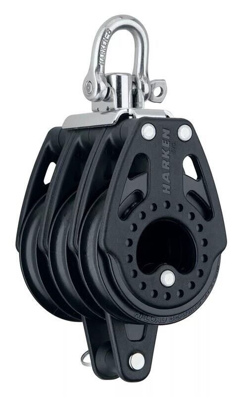 Harken 57mm Carbo Kuyruklu Fırdöndülü Üçlü Makara / 10mm