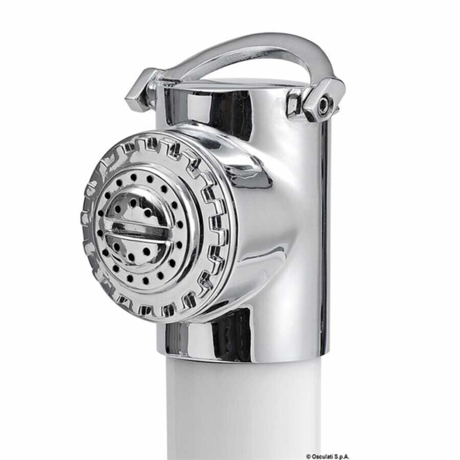 Hose shower nest - with chrome cover on plastic