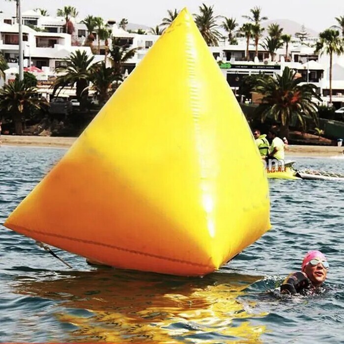 Üçgen Şişme Şamandıra, Yelken, Yüzme, Triathlon Yarış Parkur Şamandırası