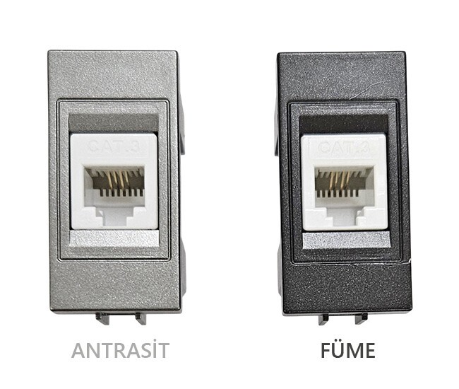 Mono Elektrik 1M Telefon Prizi Cat3 M+K