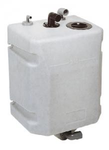 Vetus dik montaj pis su tankı. Koku geçirmez ve dışarıdan seviye görülebilir. 80 LT