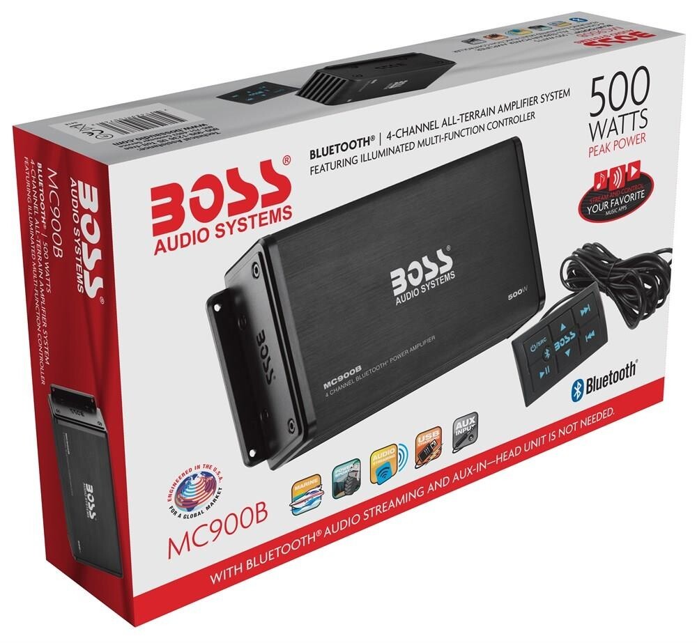 Boss Audio MC900B Systems Amplifikatör Ve Bluetooth Teyp Siyah