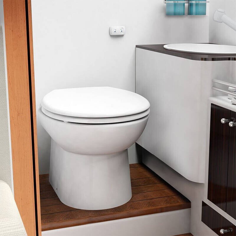Sanimarin 32 Luxe Elektrikli Marin Tuvalet (Taharet Musluklu)