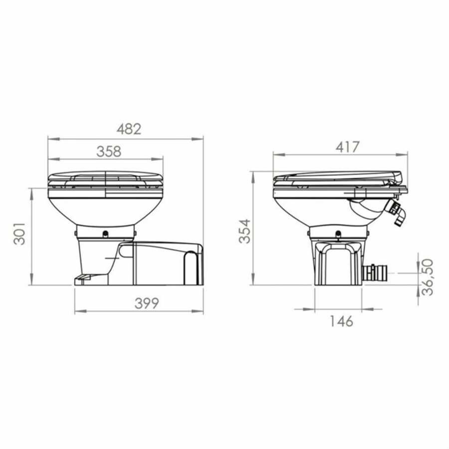 Sanimarin Maxlite + Plus Elektrikli Tuvalet