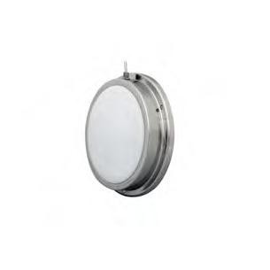 TAVAN LAMBASI ANAHTARLI KROM 155 MM 10-30V (GÜN IŞIĞI)