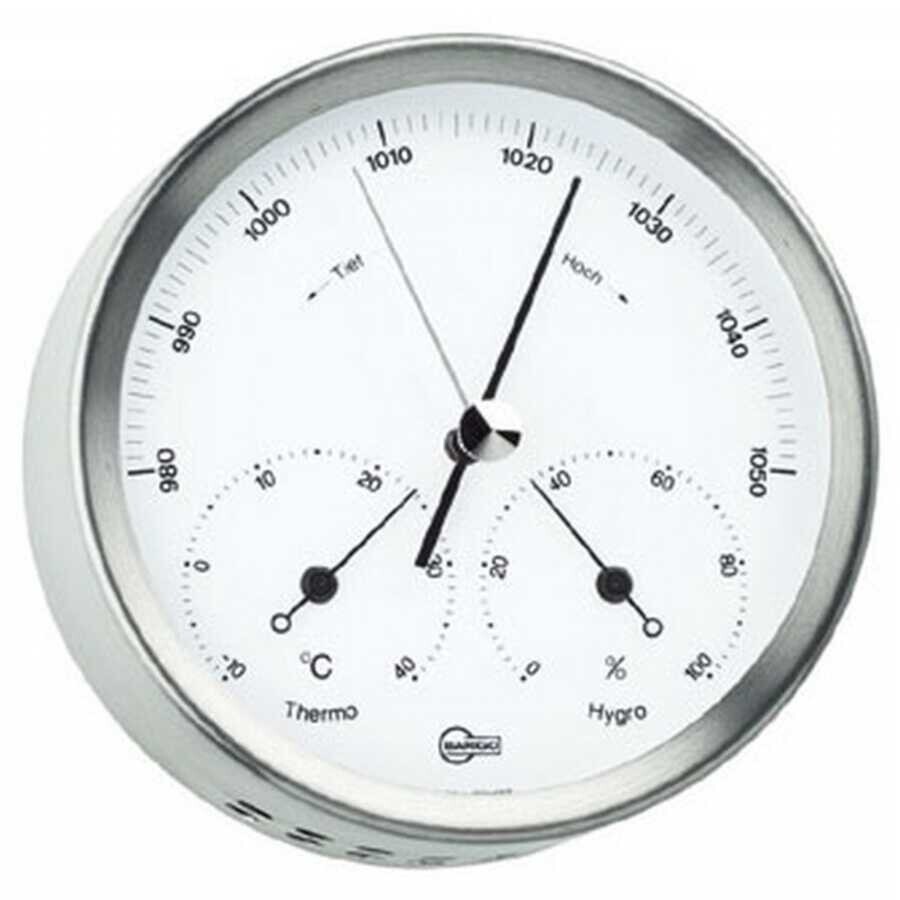 Barigo Steel Gösterge Baro-Termo-Higrometre