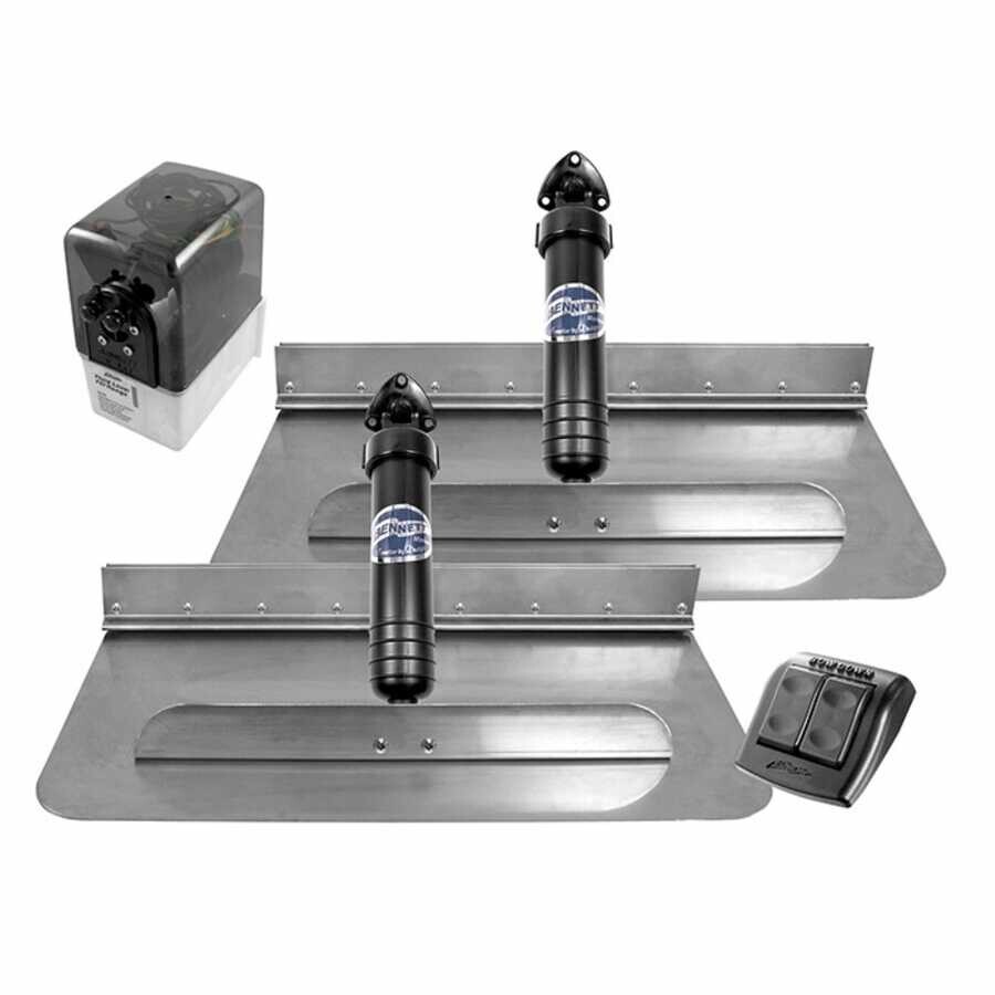 Bennett Tek Pistonlu Hidrolik Flap Seti 12V