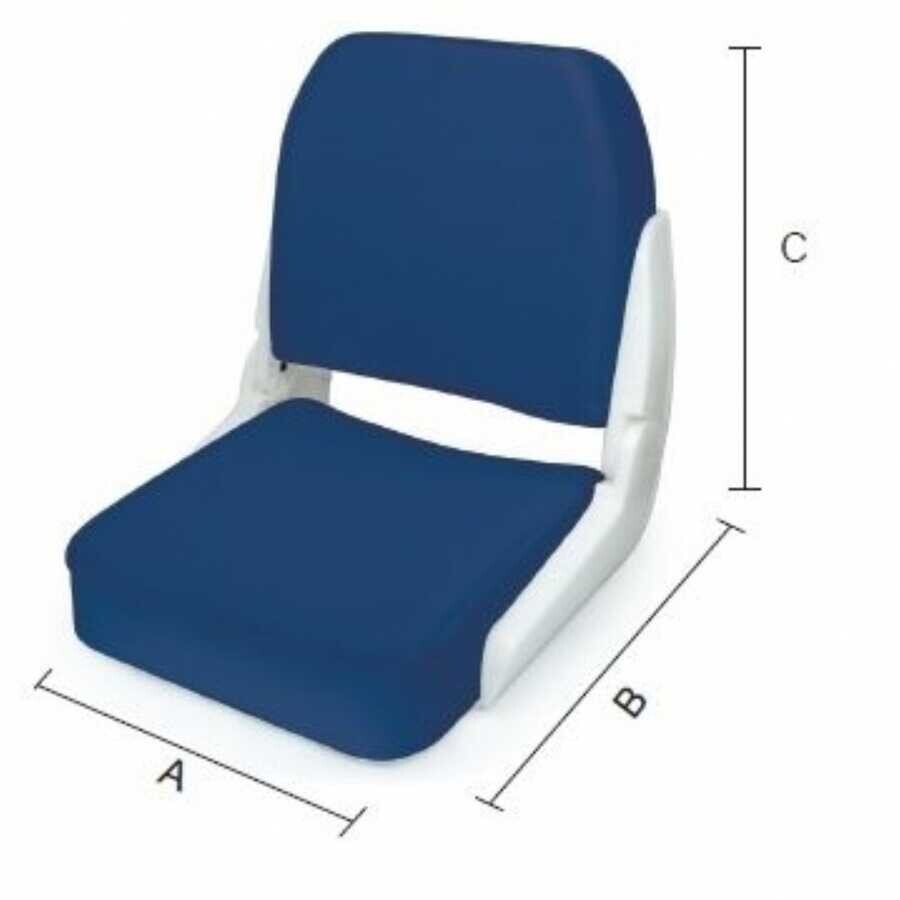 Folding Marin Captain's Chair White