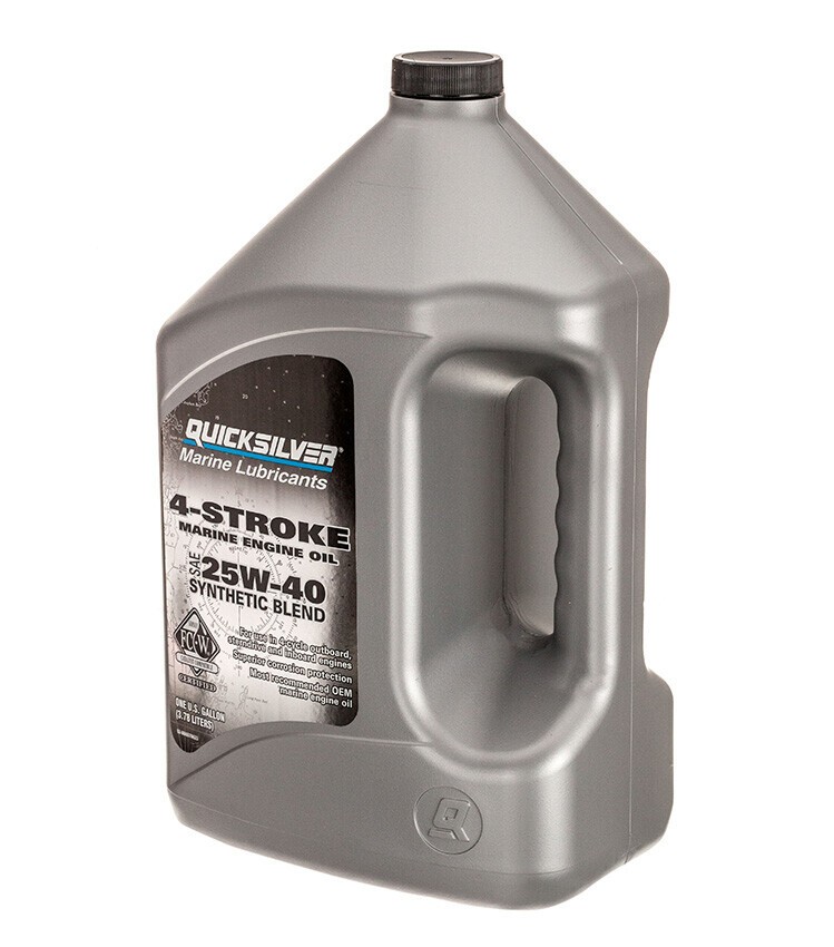 Quicksilver 25W-40 4 Zamanlı Sentetik Motor Yağı 3.78 Litre