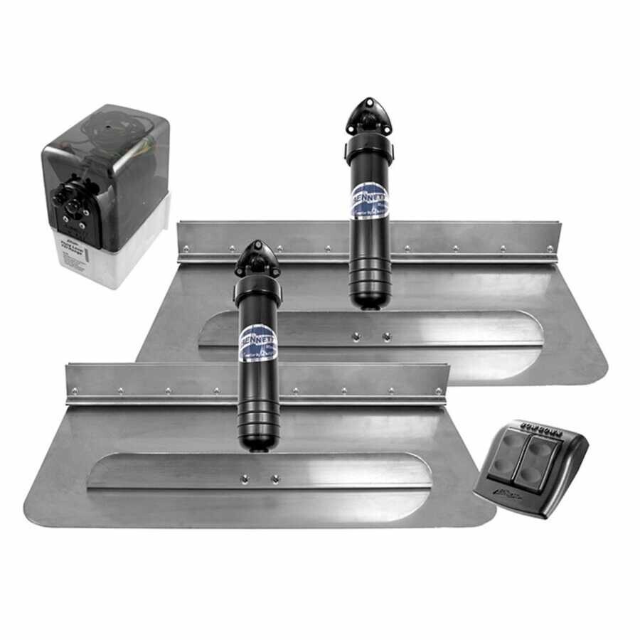 Bennett Tek Pistonlu Hidrolik Flap Seti 12V