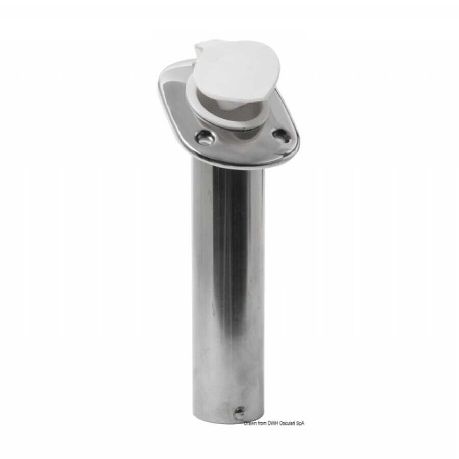 Gömme Kamış Yuvası, Paslanmaz, Beyaz Kapaklı 42mm