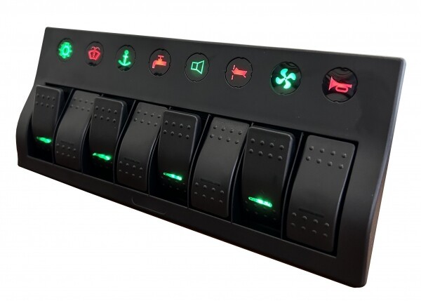 Otomatik Sigortalı Elektrik Kontrol Paneli, Led Işıklı ve Etiketli