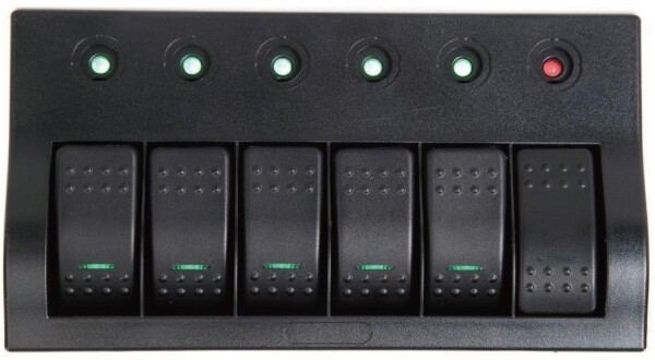 Otomatik Sigortalı Elektrik Kontrol Paneli, Led Işıklı ve Etiketli