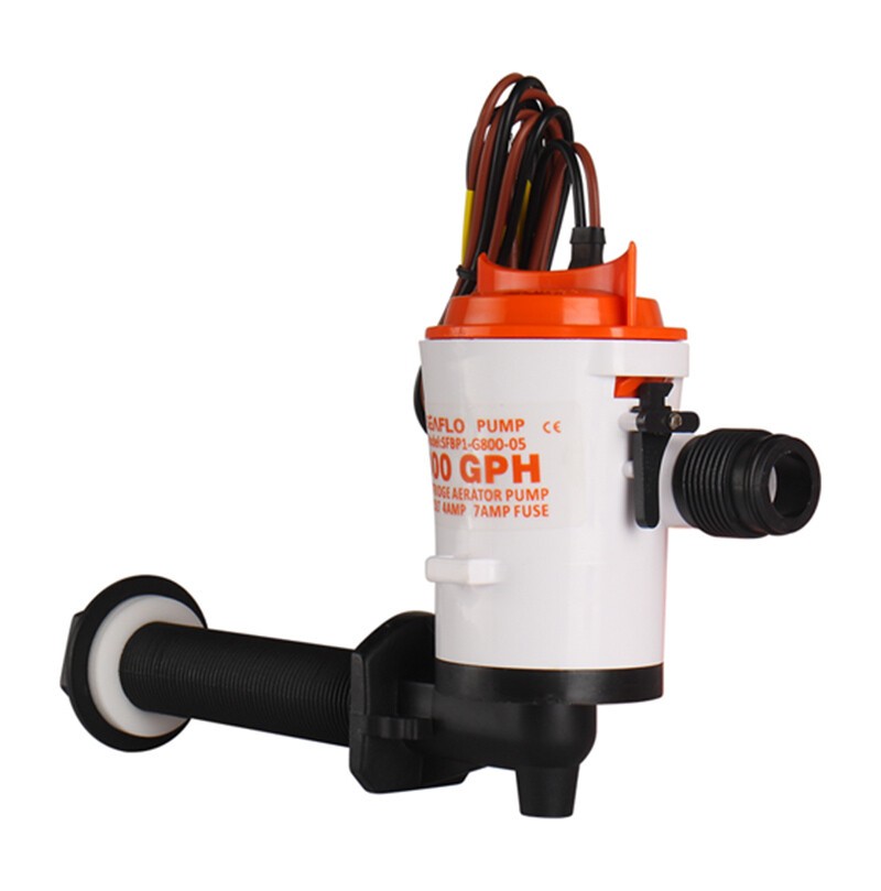 Seaflo Livar Pompası 800 Gph 12V / 90° Açılı