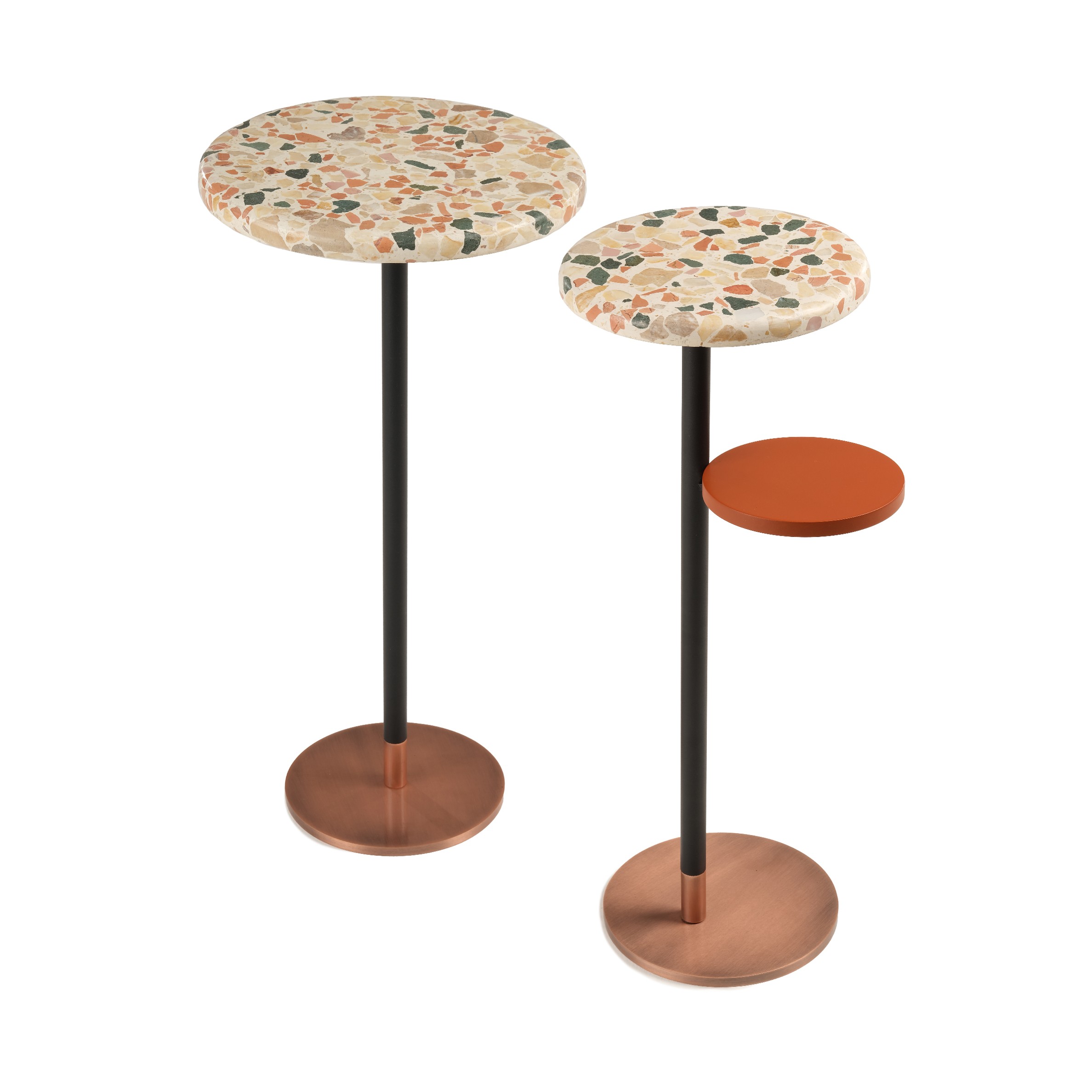 Dirhem - Çekirdek Terrazzo Sehpa Takımı