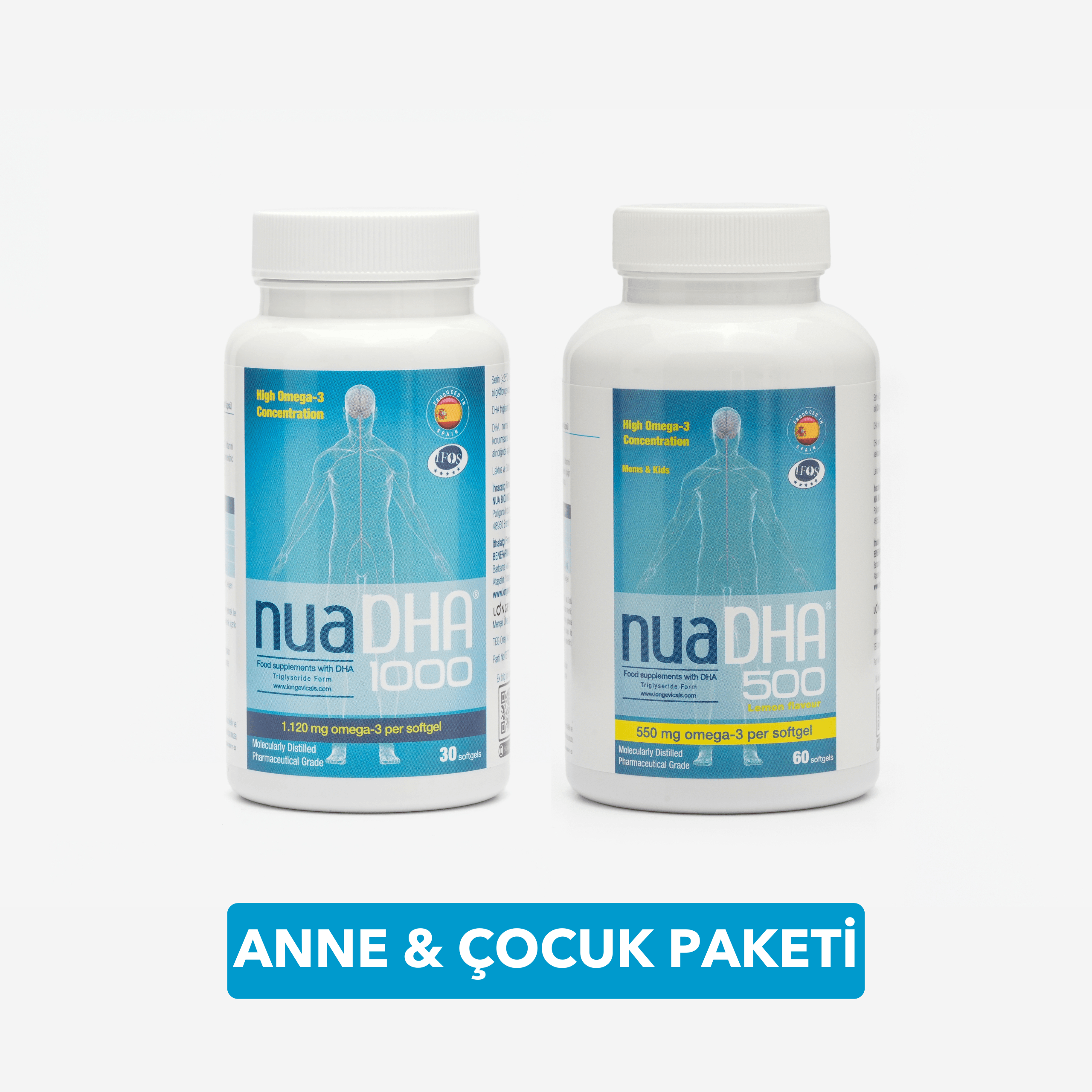 Nua Omega-3 Anne & Çocuk Paketi