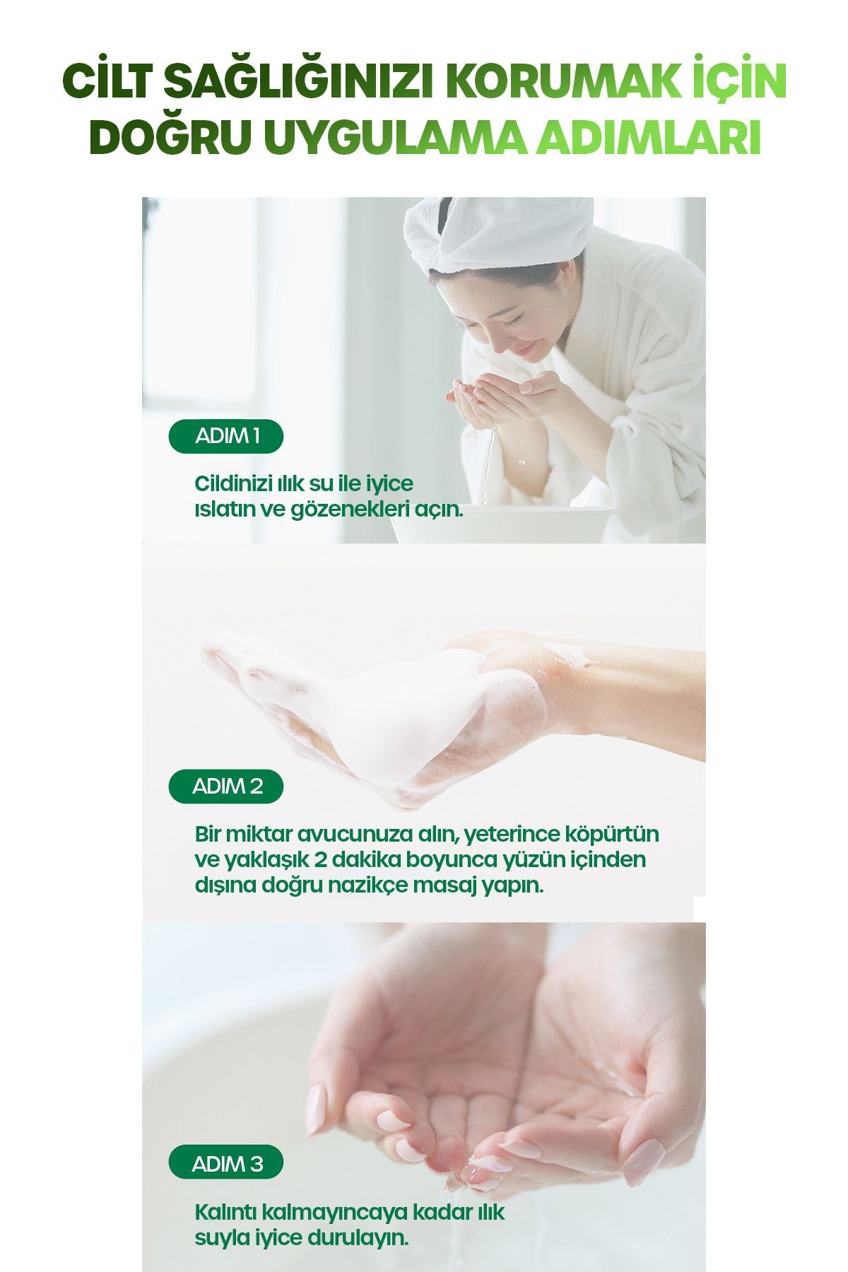 Cicamide Yüz Temizleme Köpüğü Cicamide Cleanser Foam 3x200 Ml
