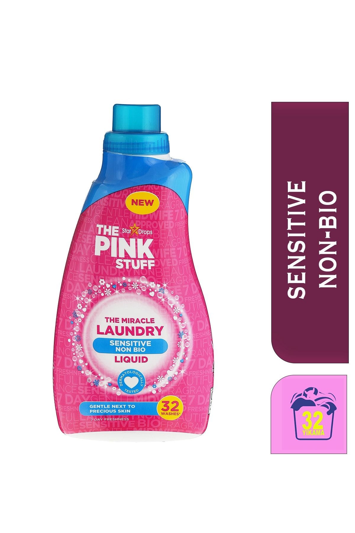 Mucizevi Non Bio Sıvı Çamaşır Yıkama Deterjanı 960 Ml
