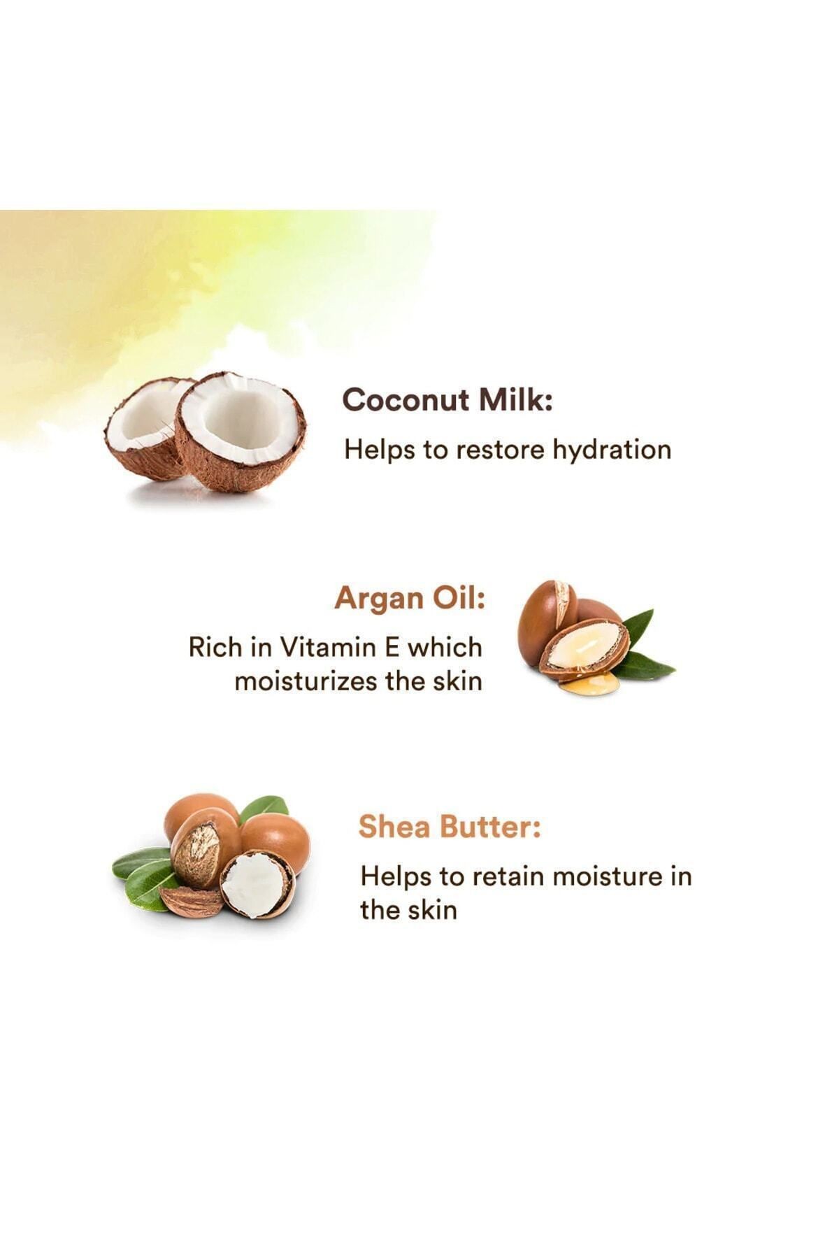 Hindistan Cevizi Sütü Ve Argan Yağı Vücut Losyonu-%95,65 Doğal Içerik-paraben Silikon Içermez 400ml