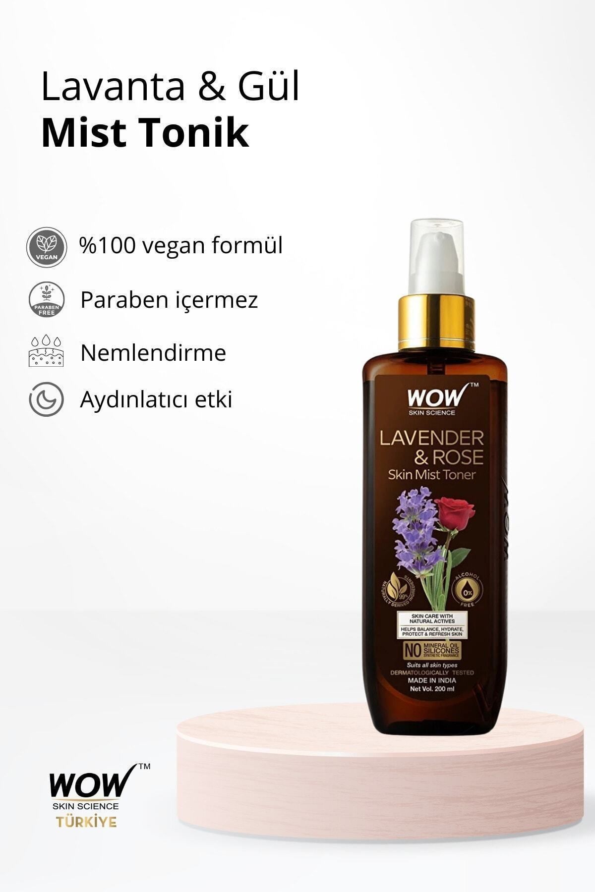 Mist Tonik Lavanta -gül Özü %0 Alkol %99 Doğal Içerik- 200ml