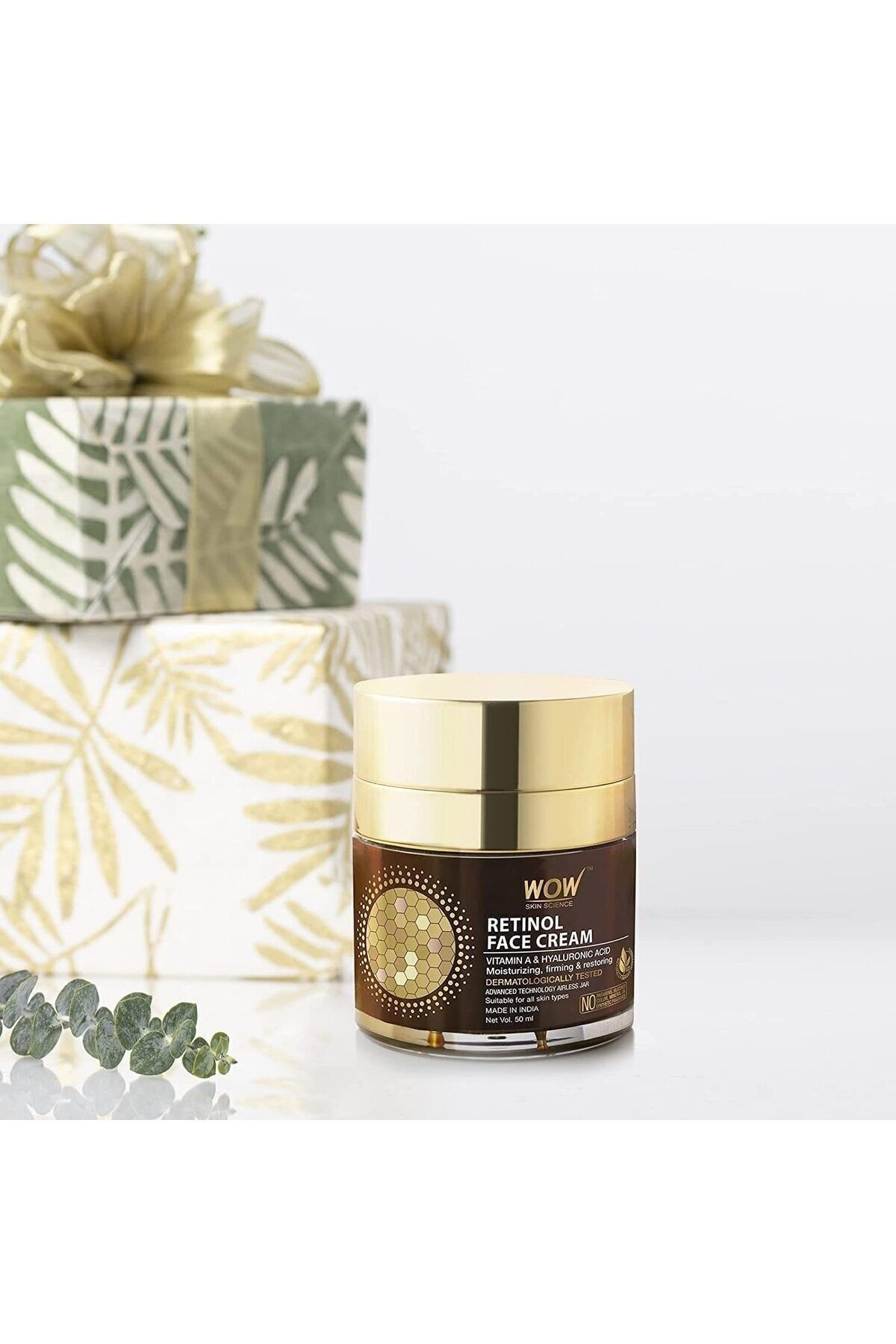 Retinol Cilt Kremi Tüm Cilt Tipleri Için %93,25 Doğal Içerik-makyaj Altı Için Uygundur. Yağsız 50ml