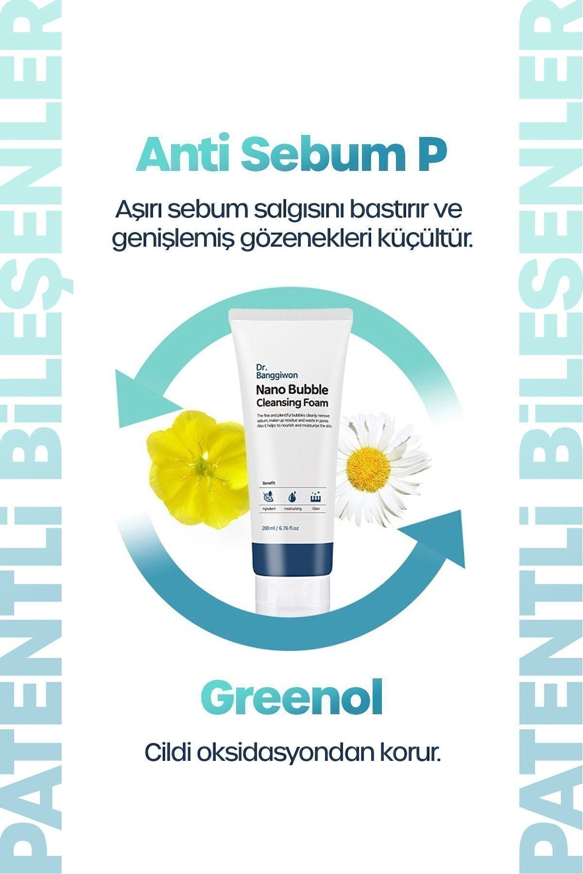 Nano Bubble Kabarcık Yüz Temizleme Köpüğü Nano Bubble Cleansing Foam 200 ml