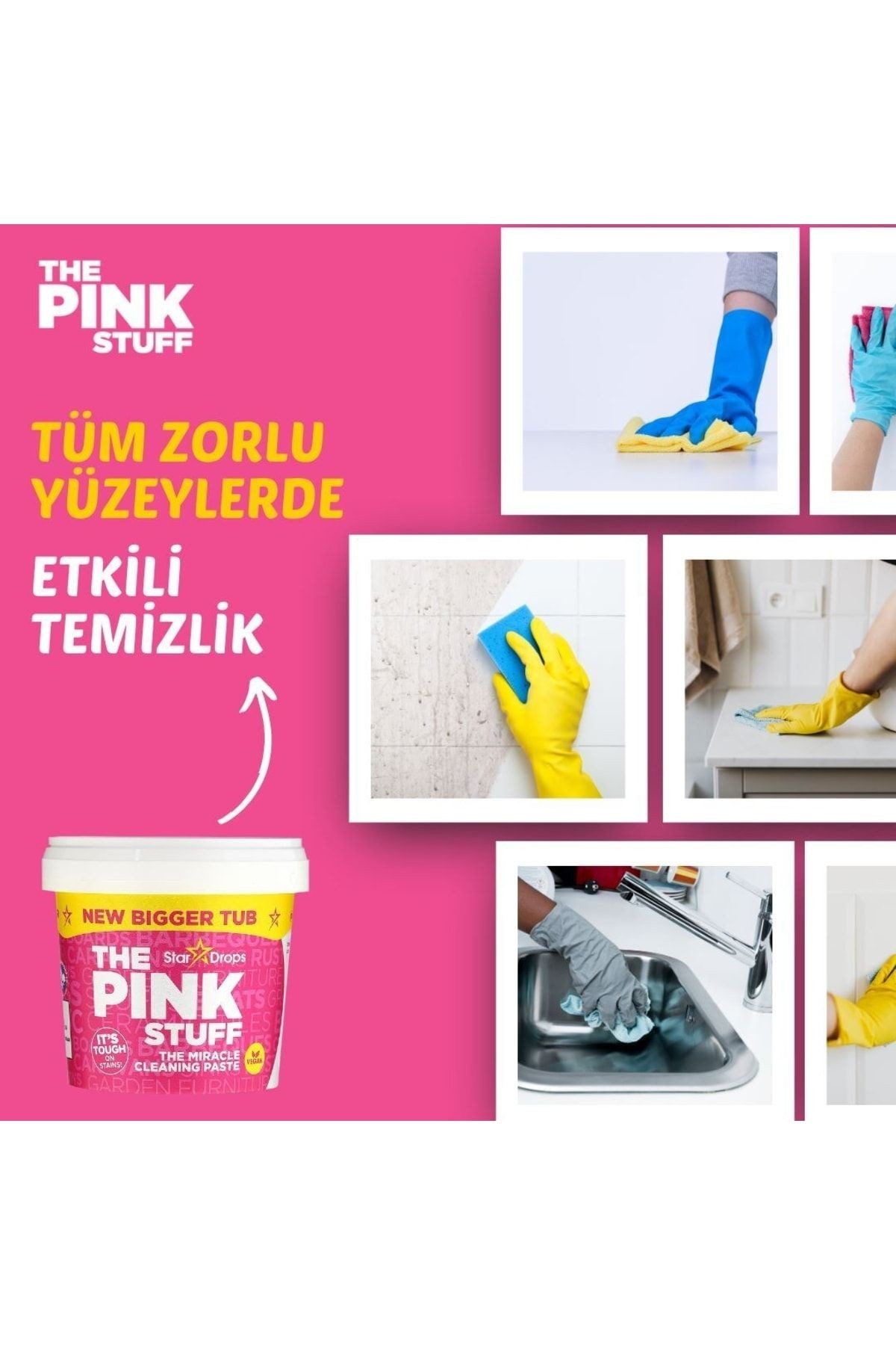 Mucizevi Miracle Temizlik Macunu 850gr - Mucizevi Krem 500ml