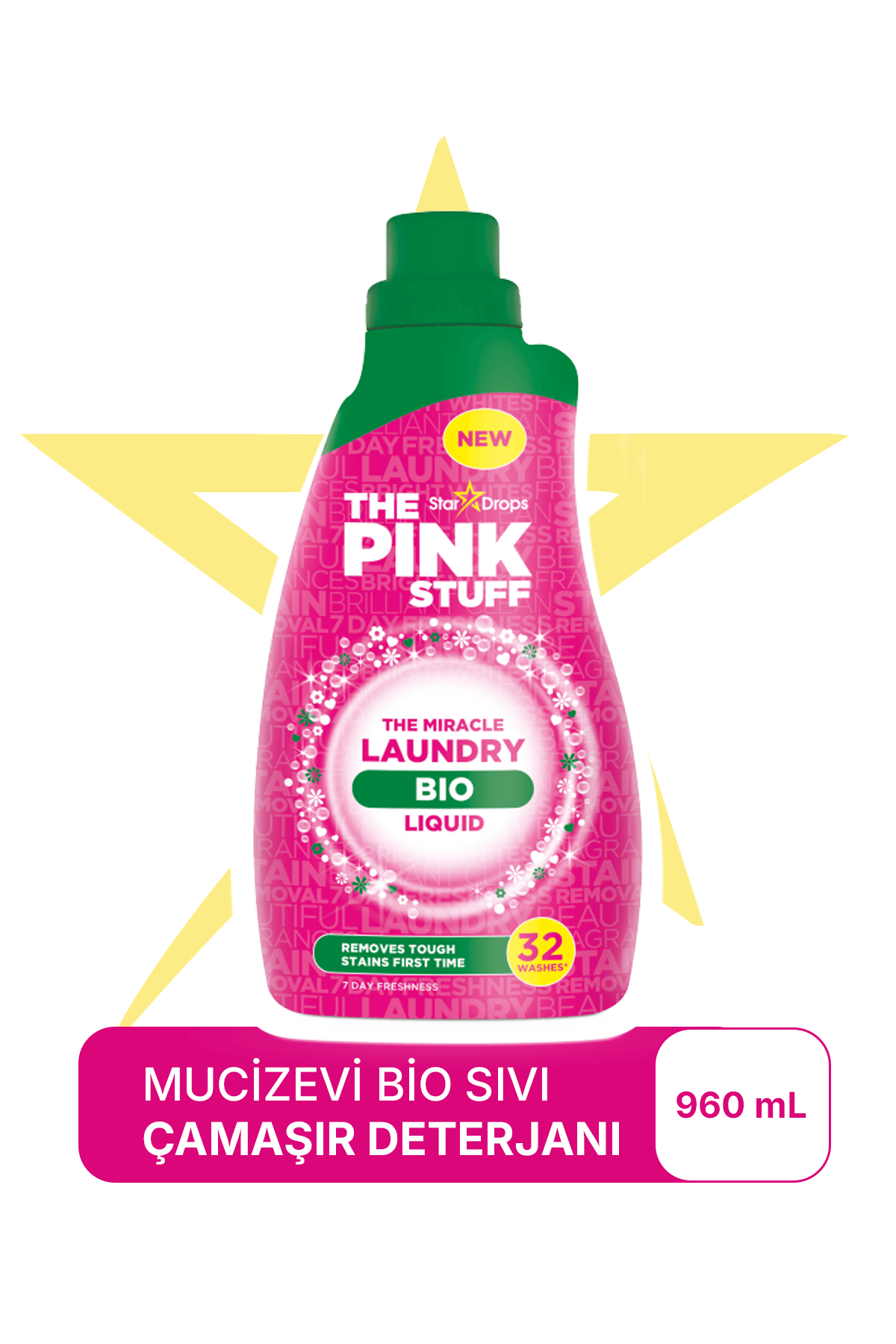 Mucizevi Bio Sıvı Çamaşır Yıkama Deterjanı 960 Ml