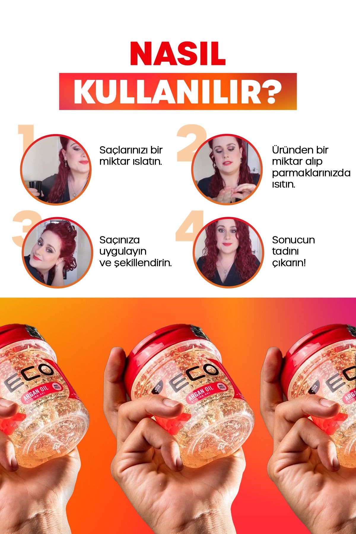 Argan Yağı Şekillendirici Saç Jölesi, 236 Ml Argan Oil Styling Gel Shine Moisturizes Conditions