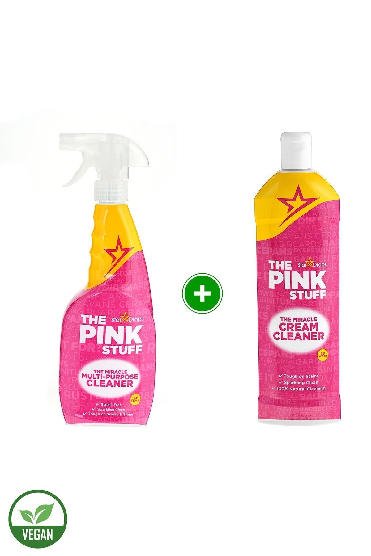 Mucizevi Krem 500ml - Mucizevi Çok Amaçlı Temizleme Spreyi 750ml