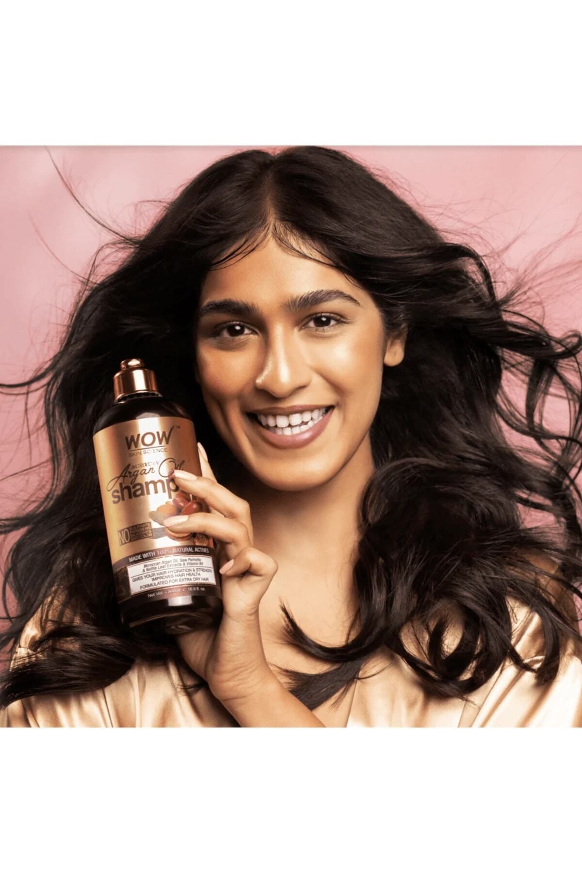 Argan Yağı Şampuanı-%92,8 Doğal Içerik-güçlendirici,nemlendirici,besleyici,parlatıcı 500ml