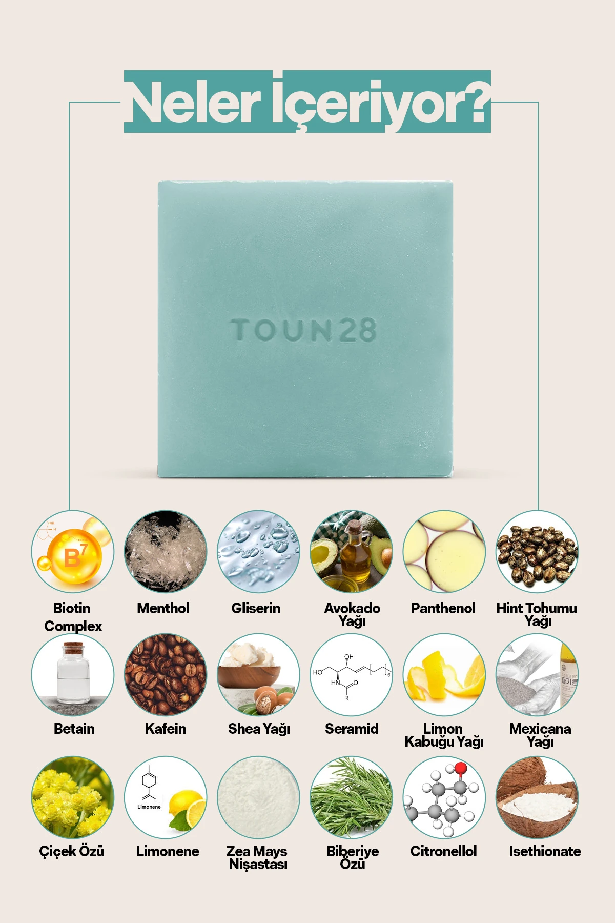 V1 Mavi Biotin Saç Derisi Soğutucu Şampuan Barı – Buz Etkili Mentollü & Biotin Bakım