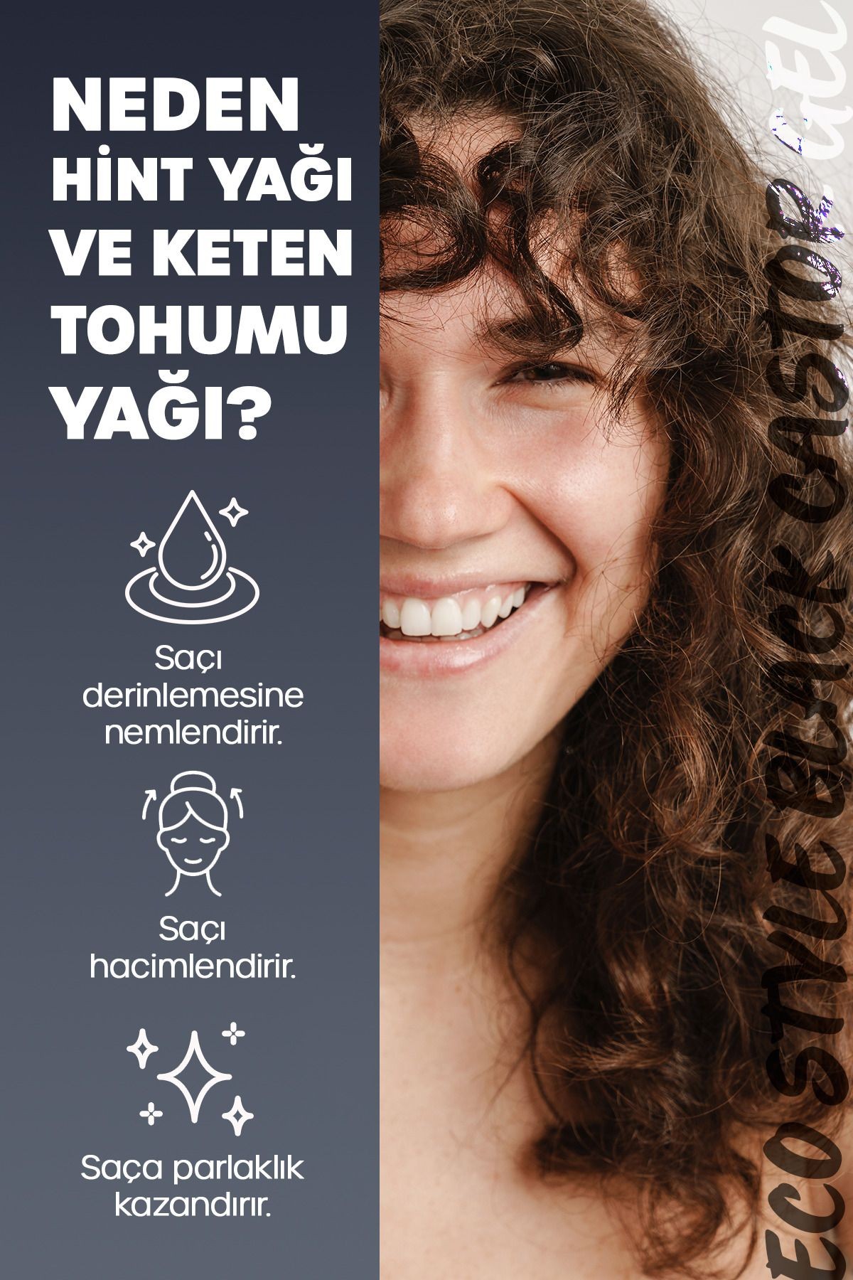 Siyah Hint ve Keten Tohumu Yağı Saç Jölesi 3x236 Ml Black Castor Oil Styling Gel
