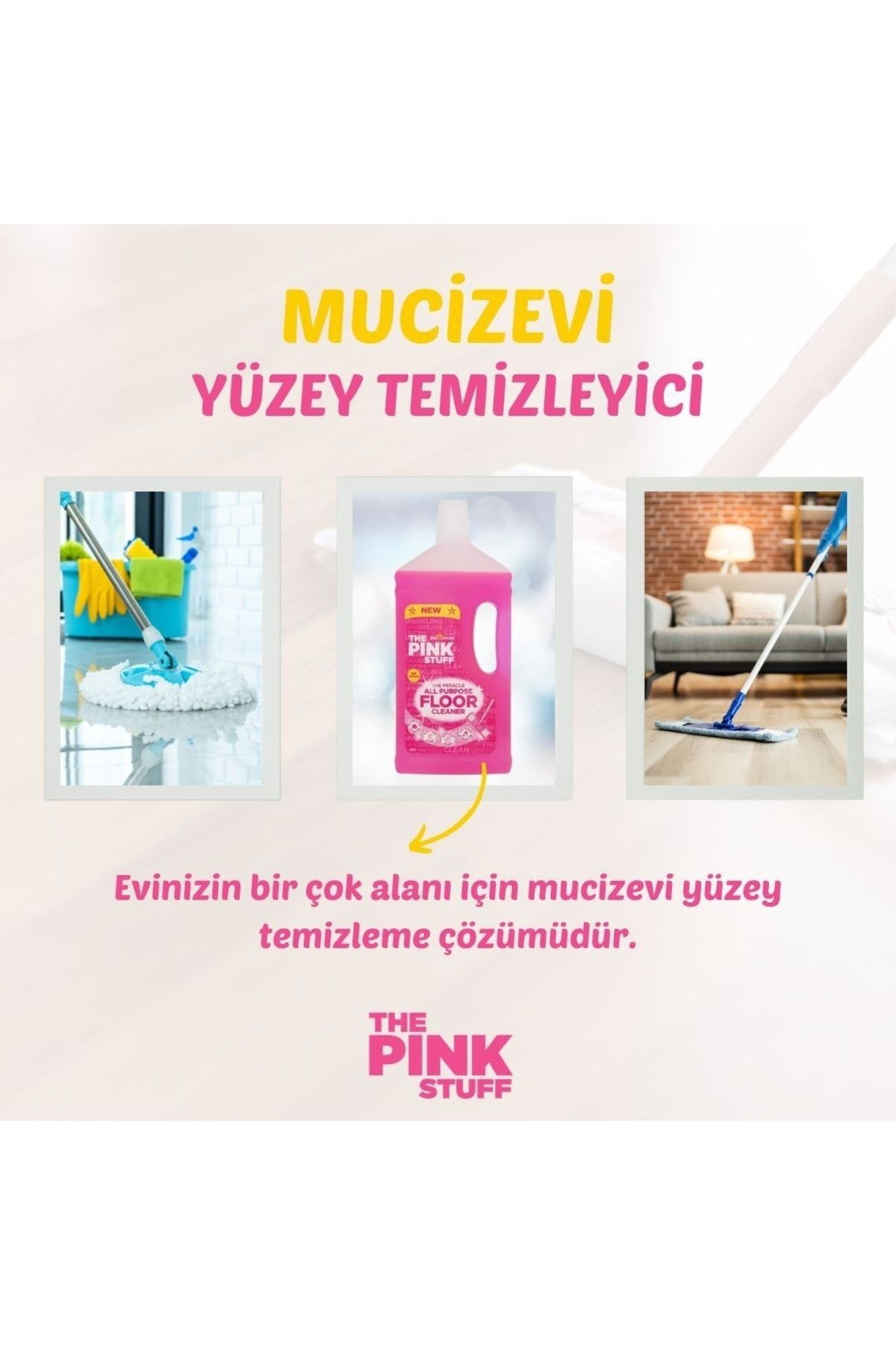 Mucizevi Çok Amaçlı Yüzey Temizleyici 1l