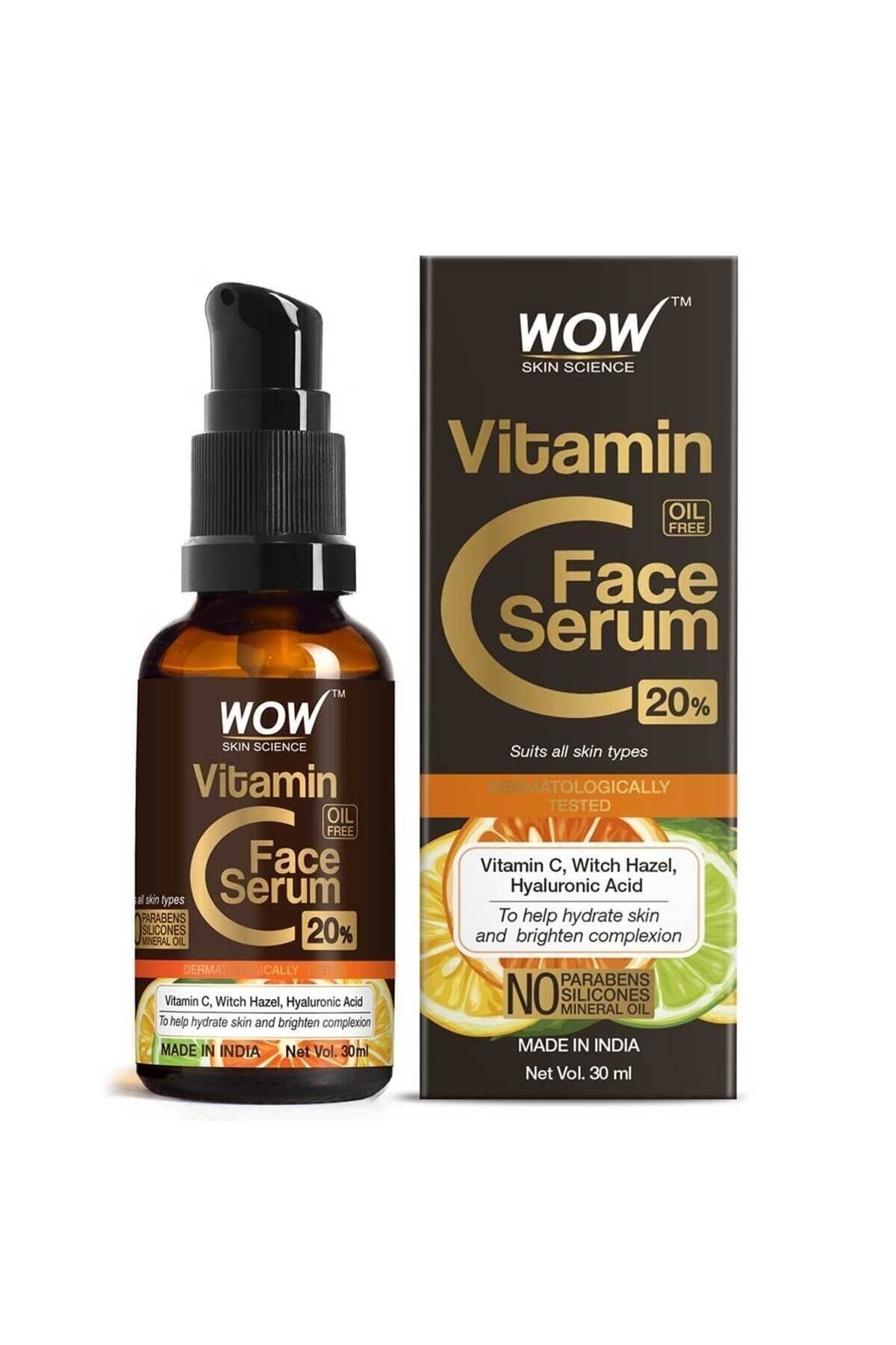 C Vitamini Cilt Serumu-%20 Saf C Vitamini-aydınlatıcı,güneş Hasarı, Cilt Onarımı, Koyu Lekeler, 30ml