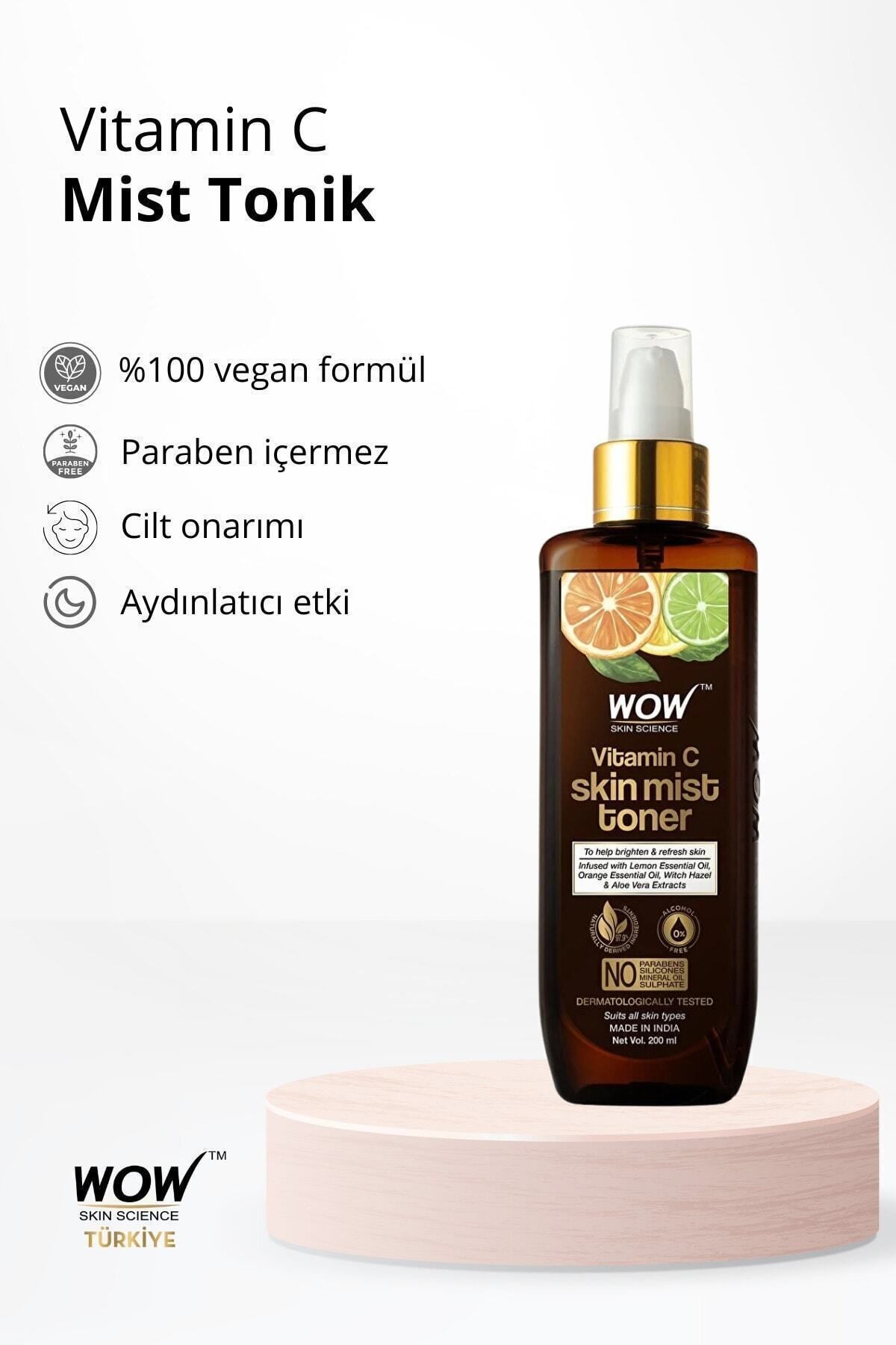 C Vitamin Tonik-%0 Alkol %98,7 Doğal Içerik-limon Ve Portakal Esansiyel Yağı,cadı Fındığı Özü 200 Ml