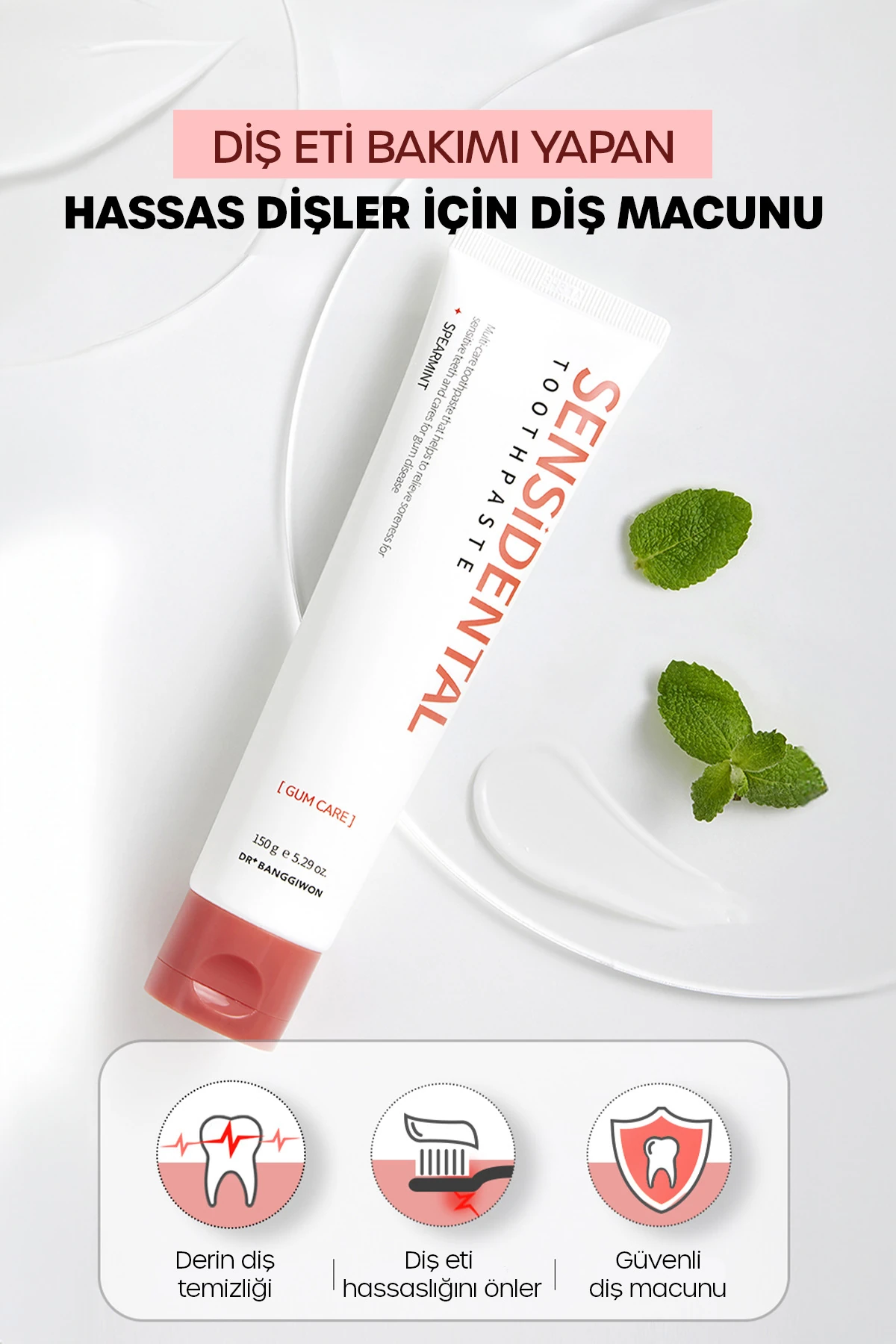 Sensidental Gum Care Diş Macunu – 150 g (Spearmint)