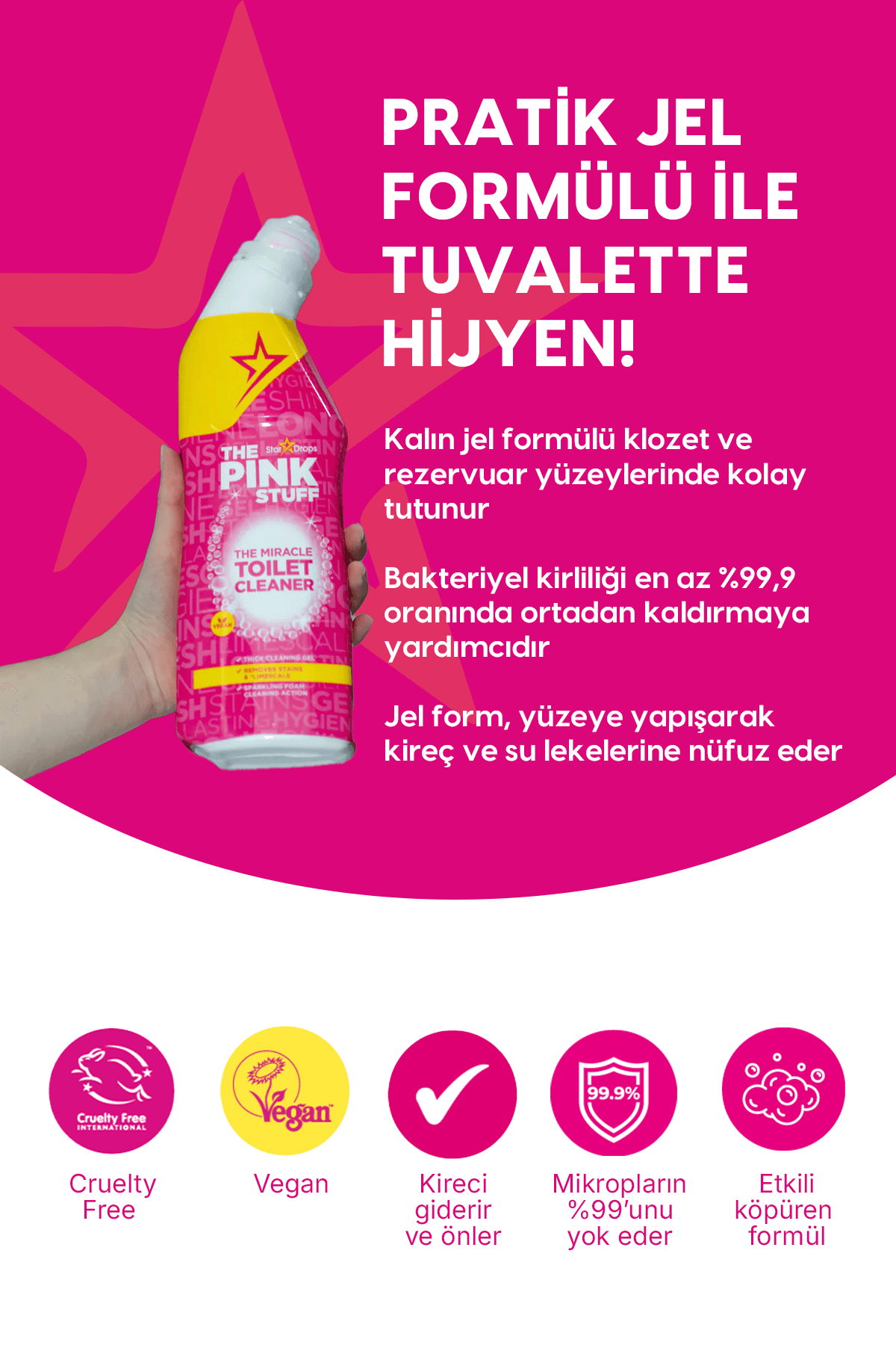 Mucizevi Tuvalet Temizleyici 750ml