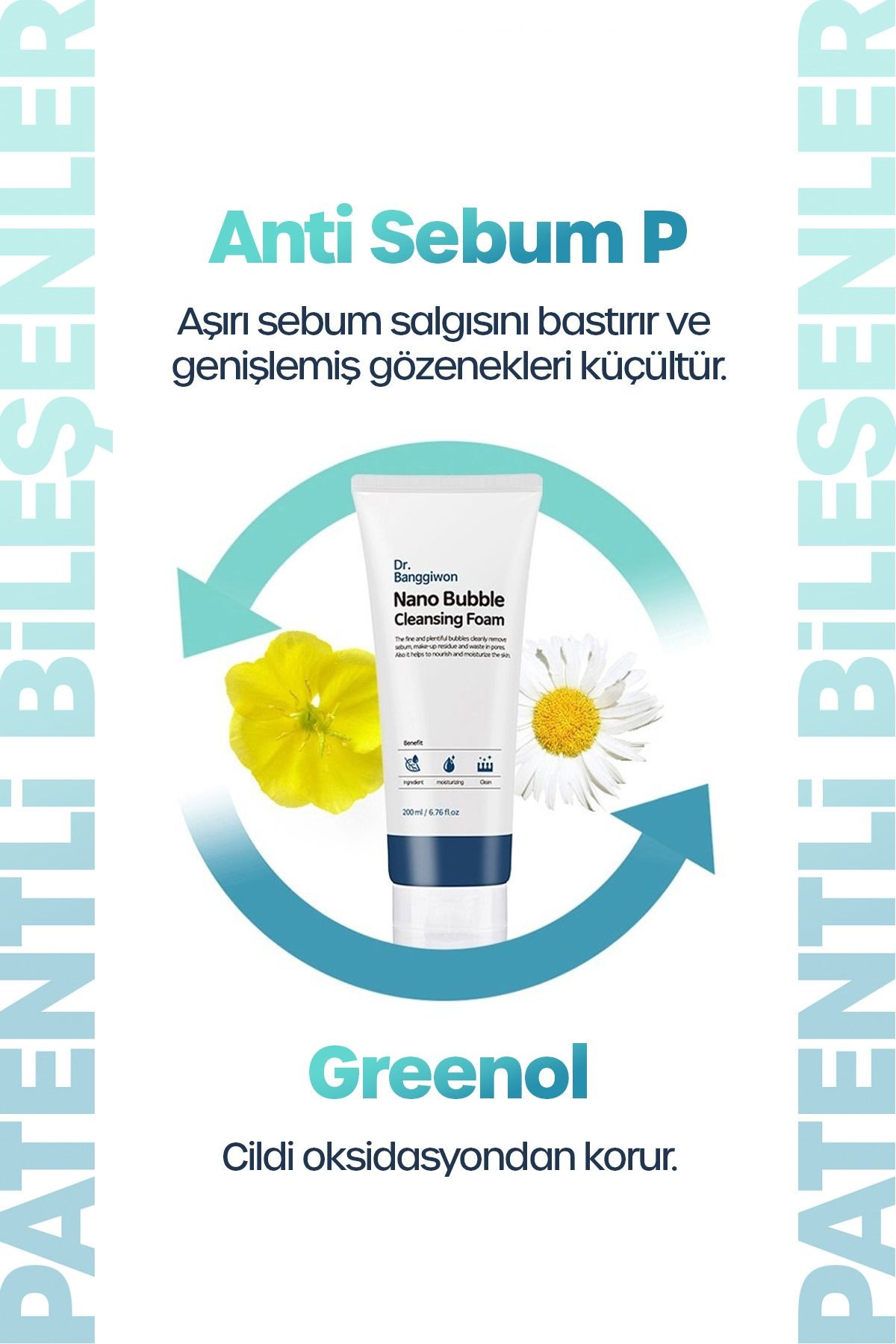 Nano Bubble Kabarcık Yüz Temizleme Köpüğü Nano Bubble Cleansing Foam 3x200 Ml