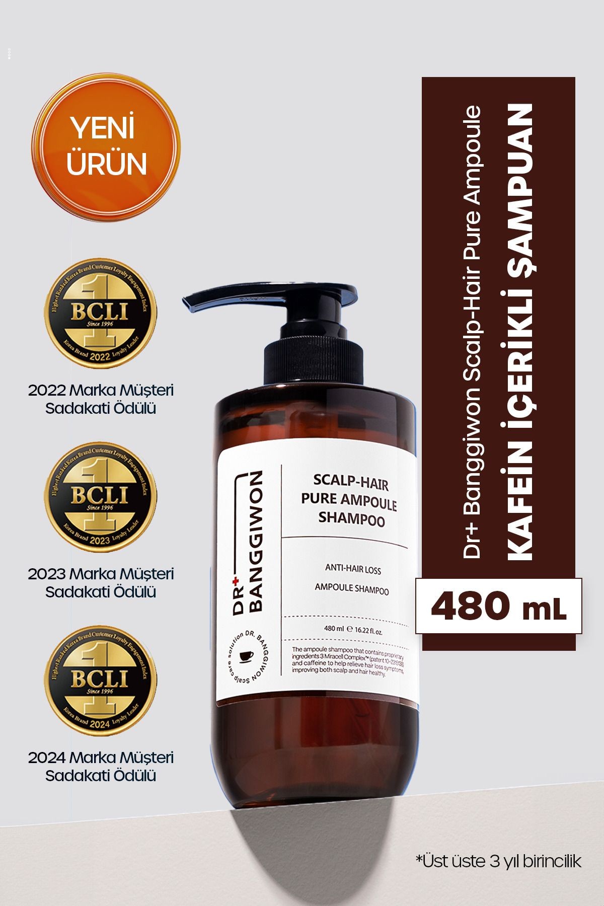Saf Ampül Şampuanı, Dökülme Karşıtı, Pure Ampoule Shampoo Miracle Kompleks 480 ml