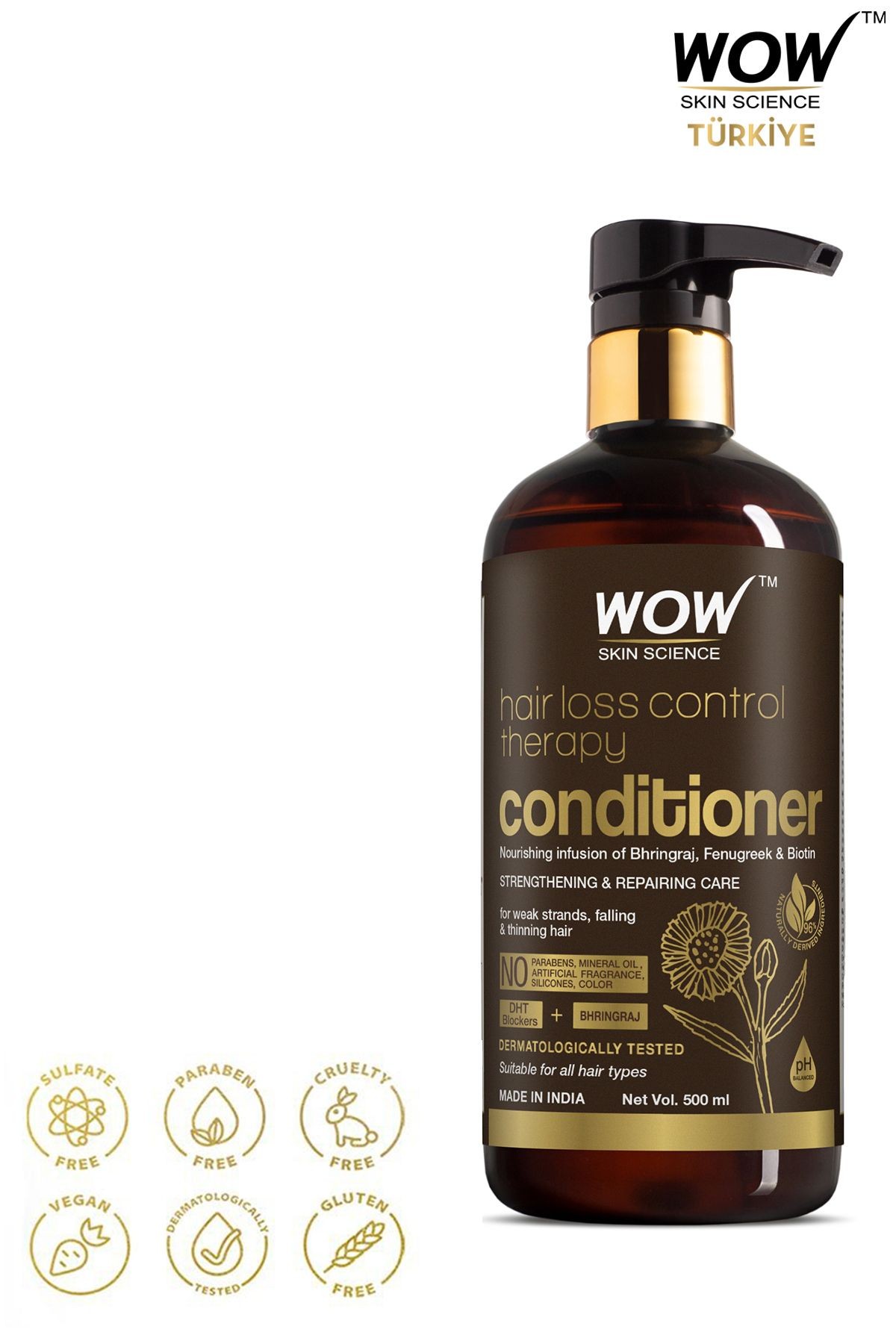 Hair Loss Therapy Saç Kremi -%96 Doğal Içerik-dht Bloklayıcı,biotin,yer Paskalyası,çemenotu 500ml