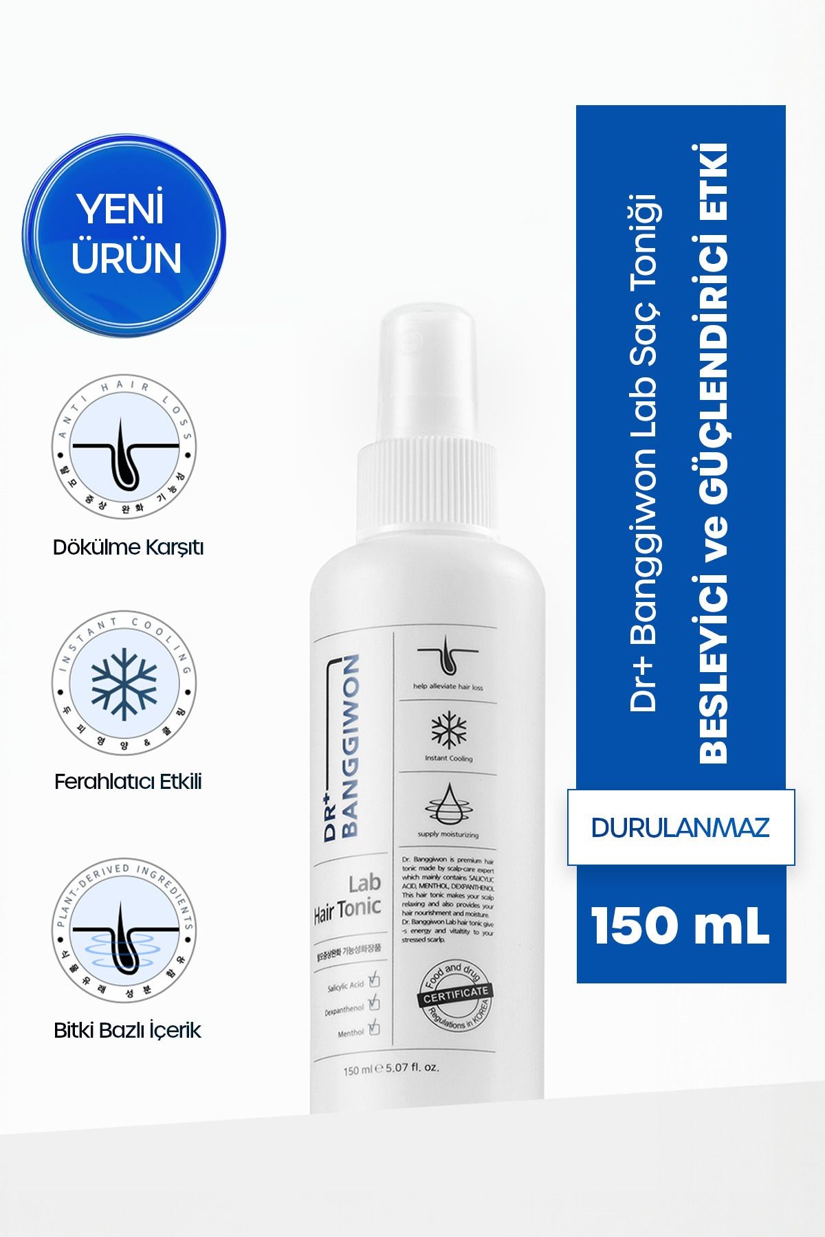 Lab Saç Dökülme Karşıtı Tonik, Anti Hair Loss Tonic 150 Ml