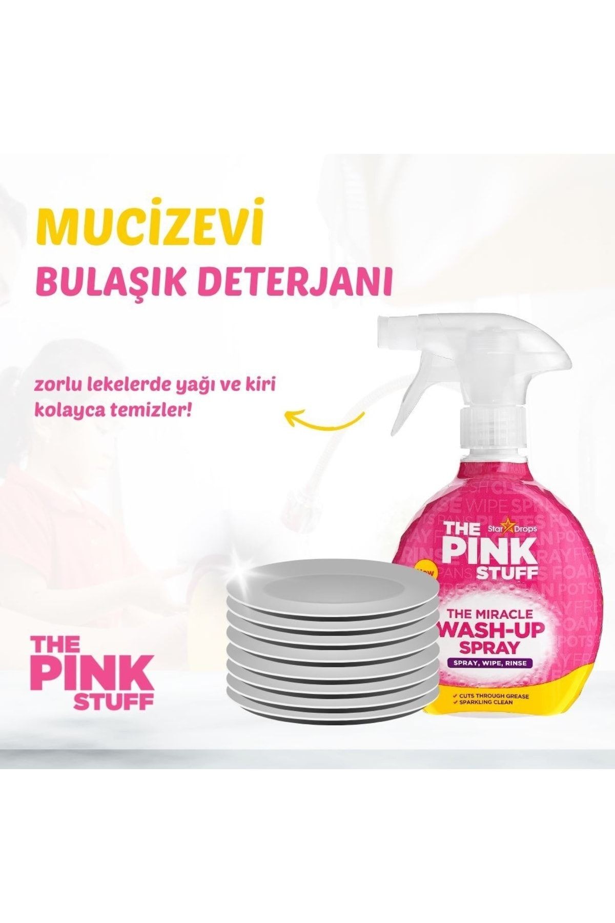 Wash-up Bulaşık Ve Yağ Çözücü Sprey