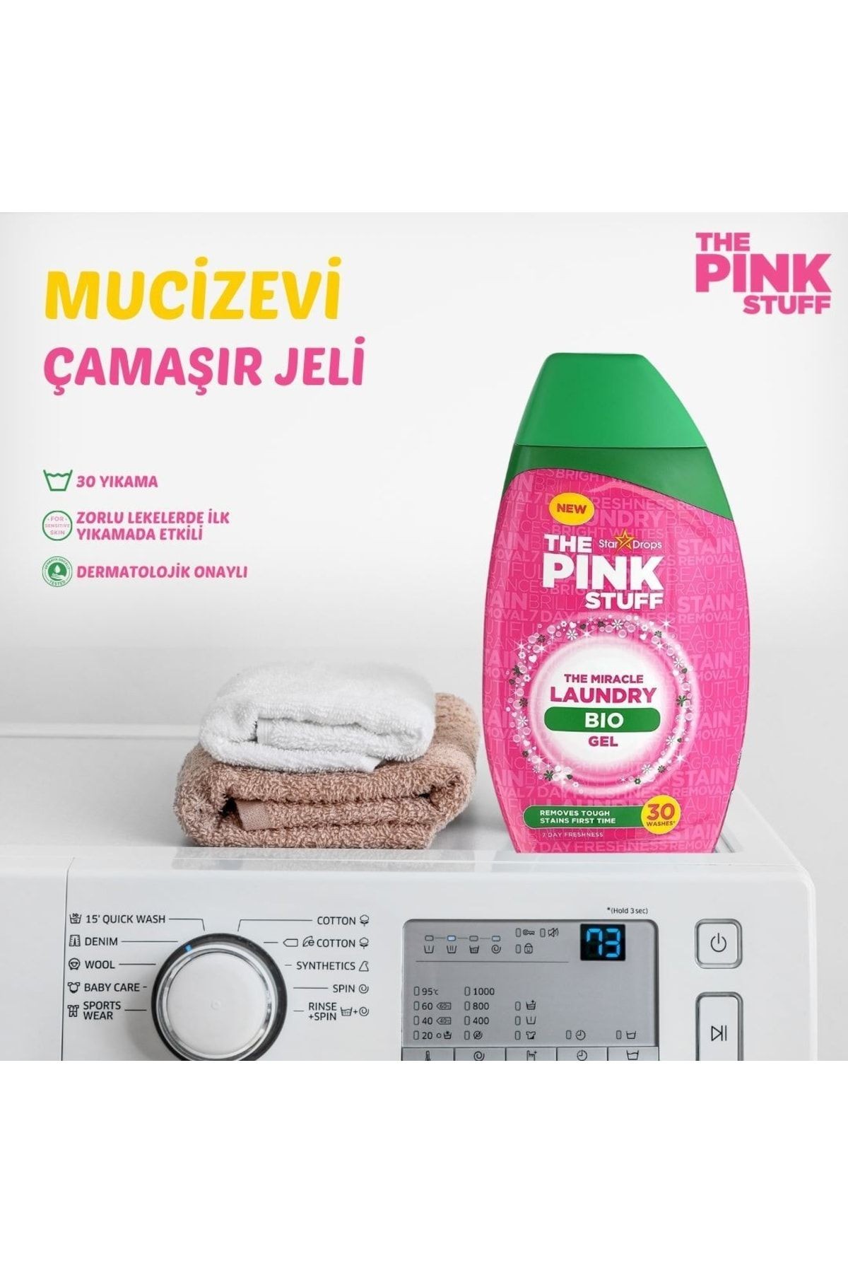 Mucizevi Bio Çamaşır Yıkama Jeli 900ml