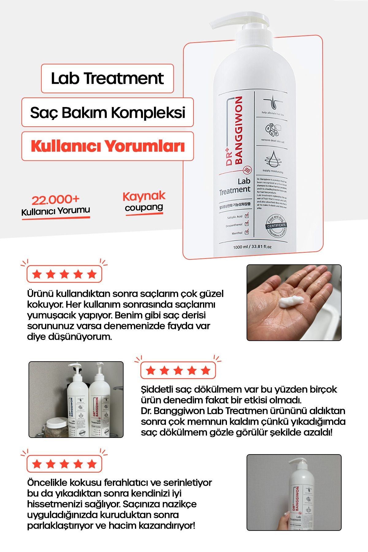 Lab Şampuan Ve Lab Treatment Complex Saç Bakım Seti 1000x2 ml