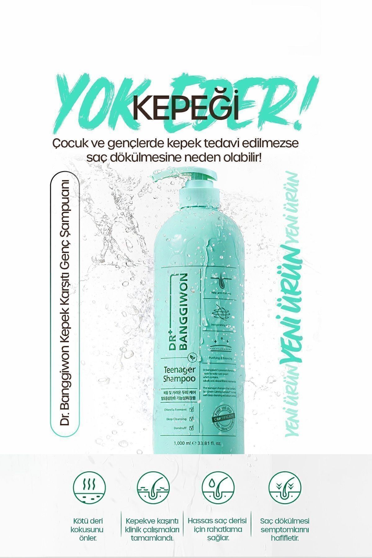 Genç Şampuanı Kepek Ve Saç Derisi Sorunlarına Karşı Teenager Shampoo 1000 ml