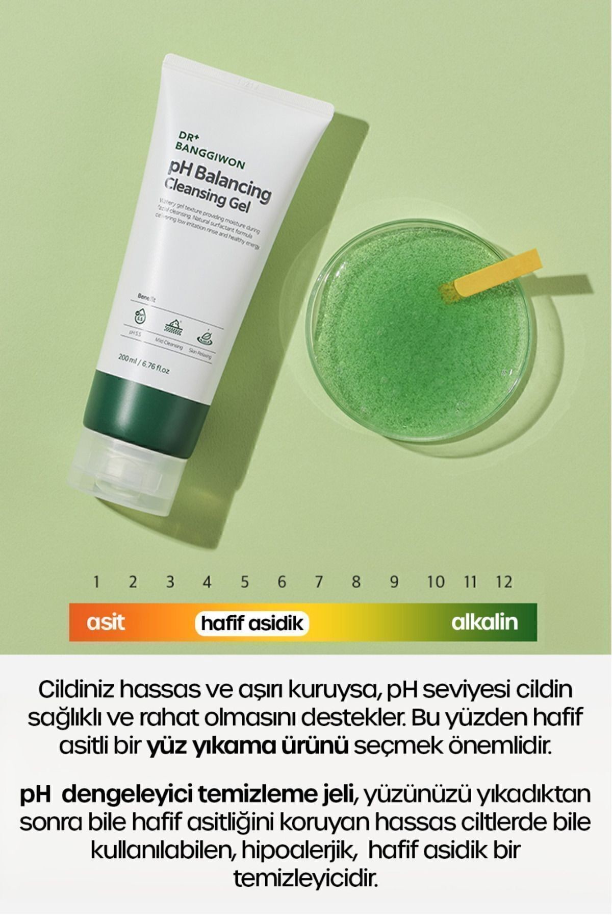 Ph Dengeleyici Yüz Temizleme Jeli Ph Balancing Cleansing Gel 200 ml