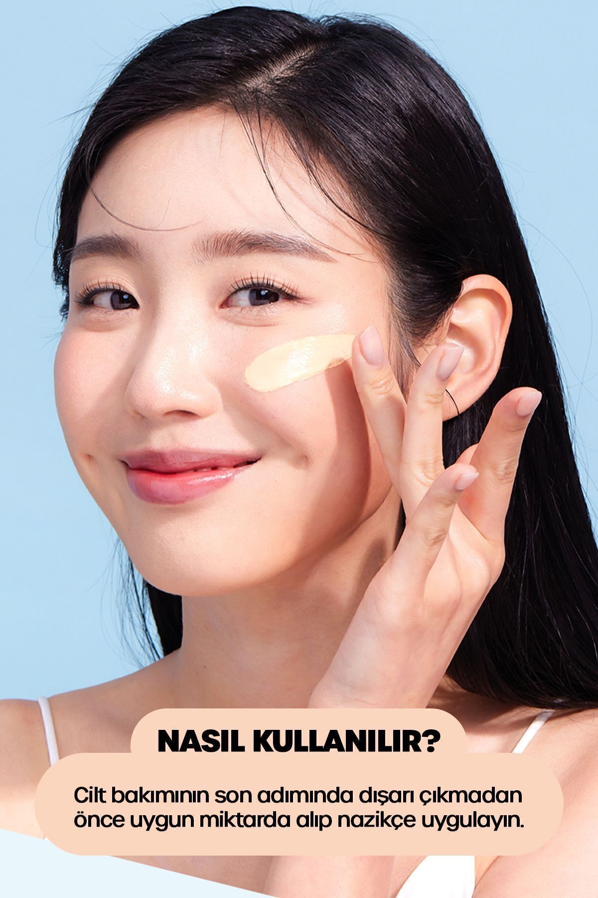 Bej02 Eşitleyici Aydınlatıcı Güneş Kremi 50ml Pürüzsüz Tonlayıcı Tone Up Uv Protection Spf50 Pa