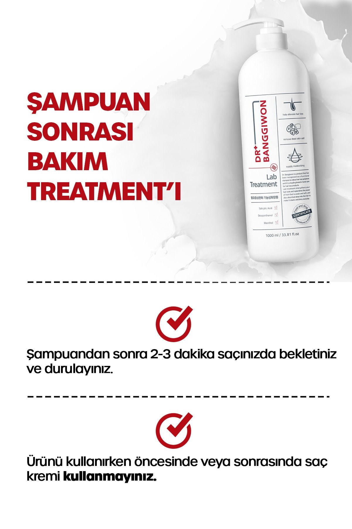 Lab Treatment 7 Tip Protein Içeren Yoğun Hasarlı Ve Yıpranmış Saçlar Yeniden Yapılandırıcı 3x1000 Ml